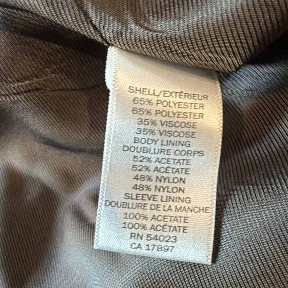 Banana Republic Men’s 42 S Brown Pinstripe Cotton Blazer Jacket Sport Coat
